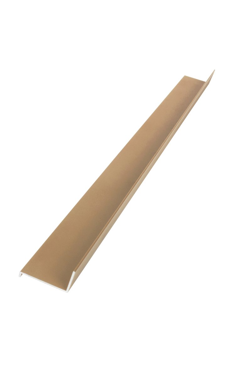 Aluminium bottom and intermediate Z-profile in oak
