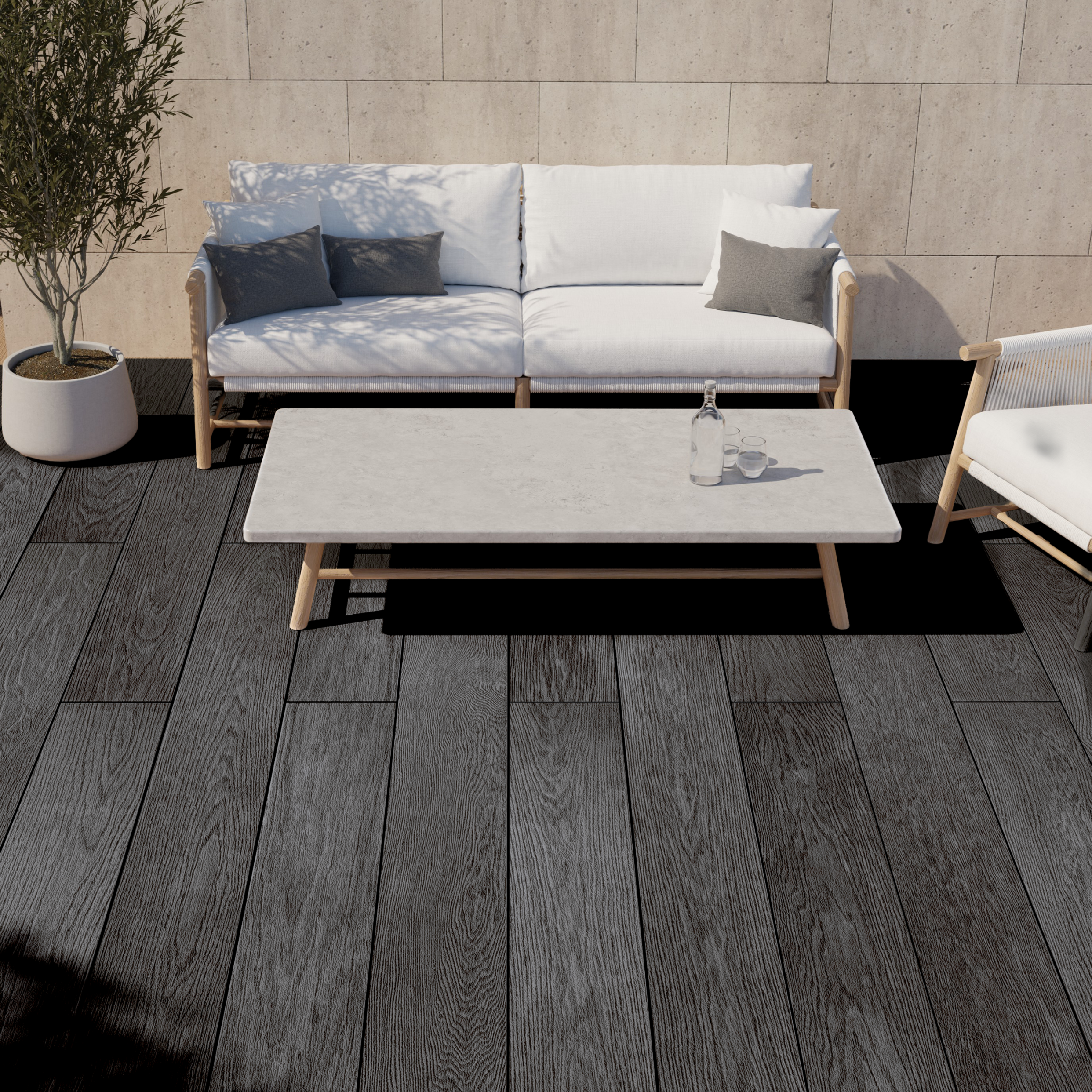 NewDeck Vlonderplank Charcoal Black 244Γ20x2.8cm - Afbeelding 2