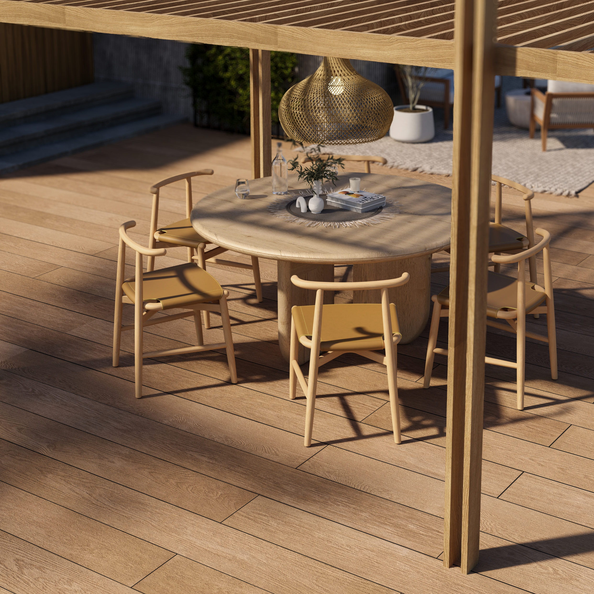 NewDeck Vlonderplank Copper Teak 244Γ20x2.8cm - Afbeelding 2