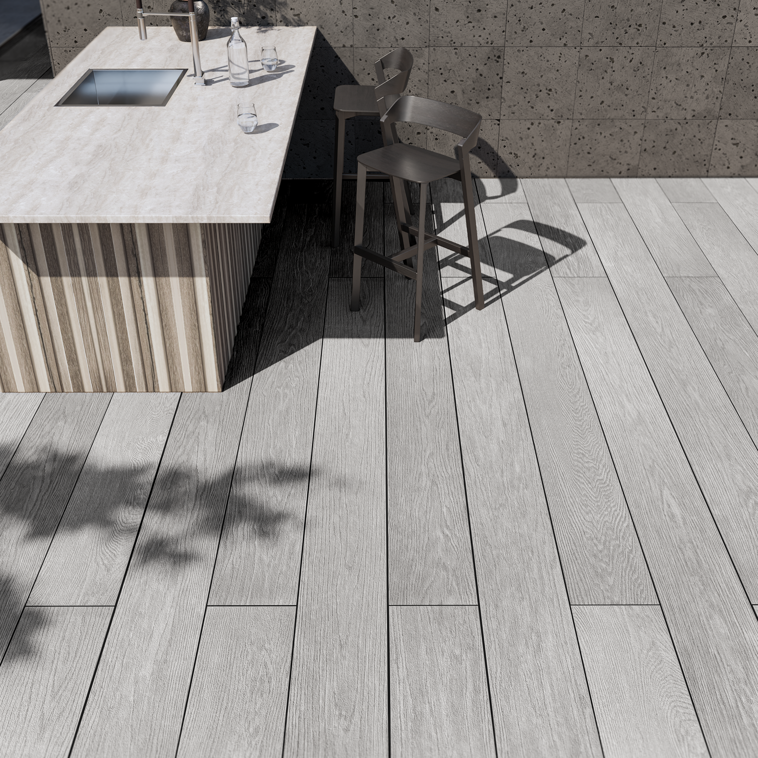 NewDeck Vlonderplank Weathered Grey 244Γ20x2.8cm - Afbeelding 3