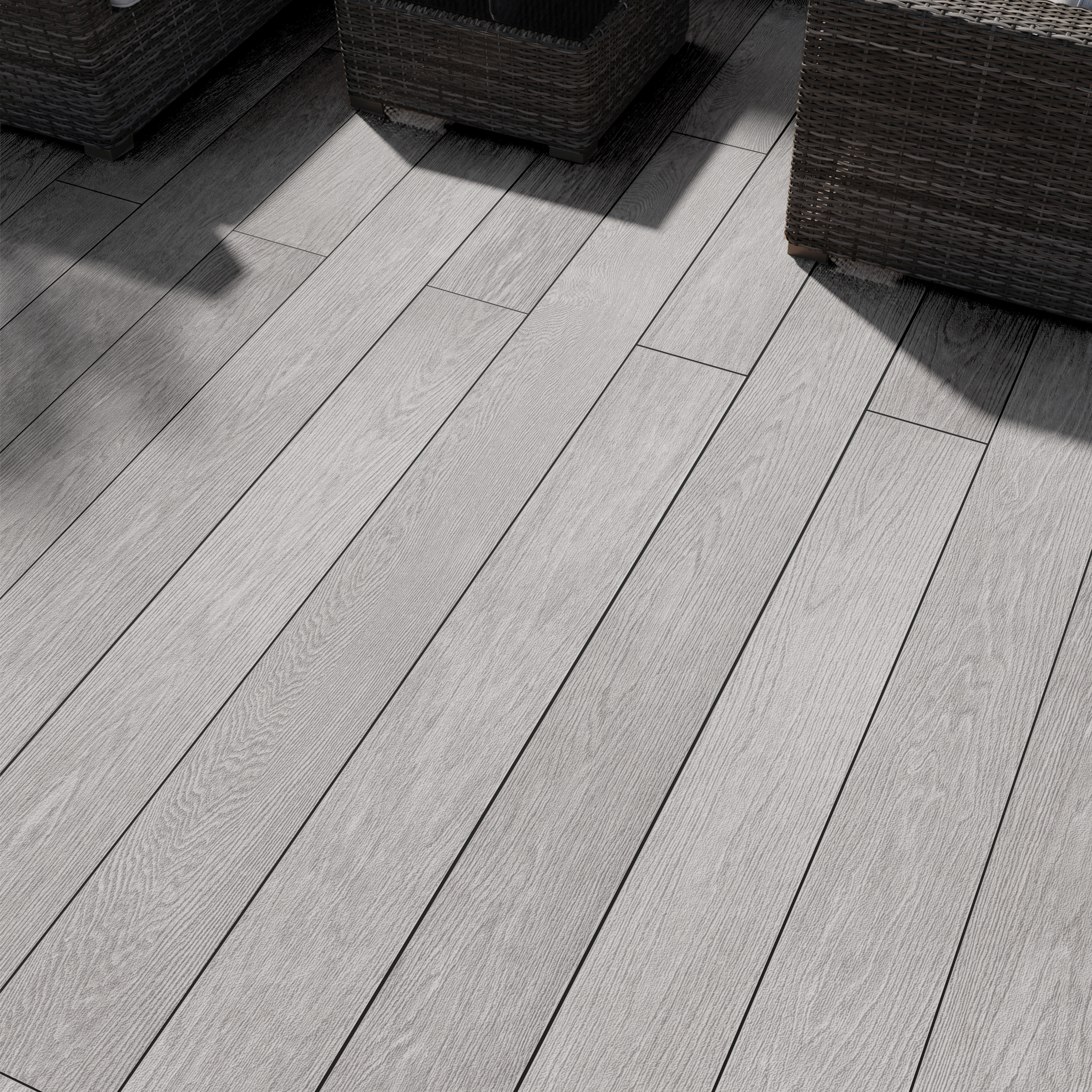 NewDeck Vlonderplank Weathered Grey 244Γ20x2.8cm - Afbeelding 2